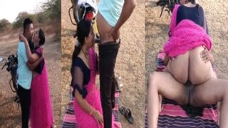 Outdoor sex adventure cheating village aunty
